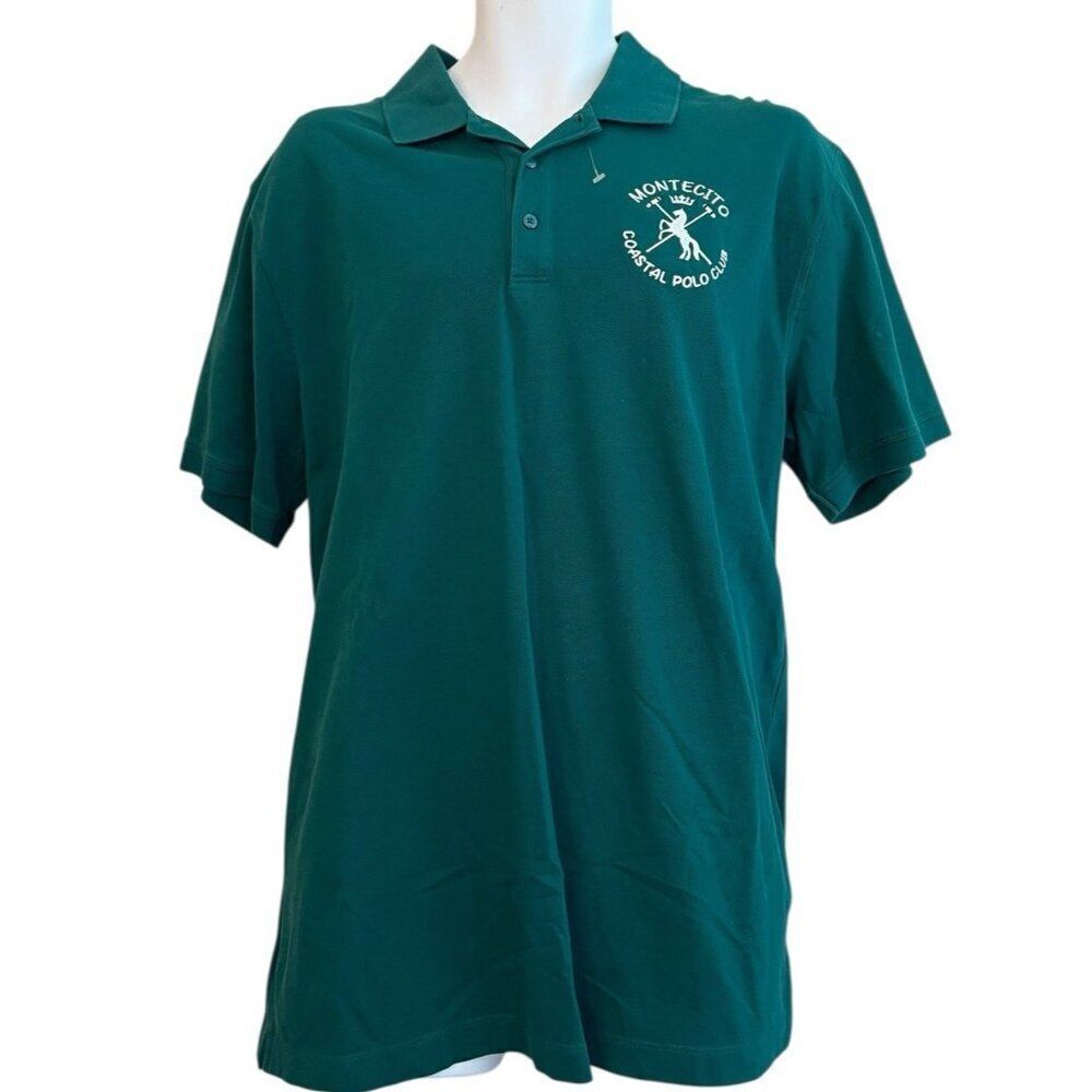 Mens Large Montecito Coastal Polo Club Polo Shirt Made for TV Show Sneaky Pete